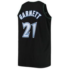 Kevin Garnett Minnesota Timberwolves 1997/98 Big & Tall Hardwood Classics Swingman Jersey - Black on sale