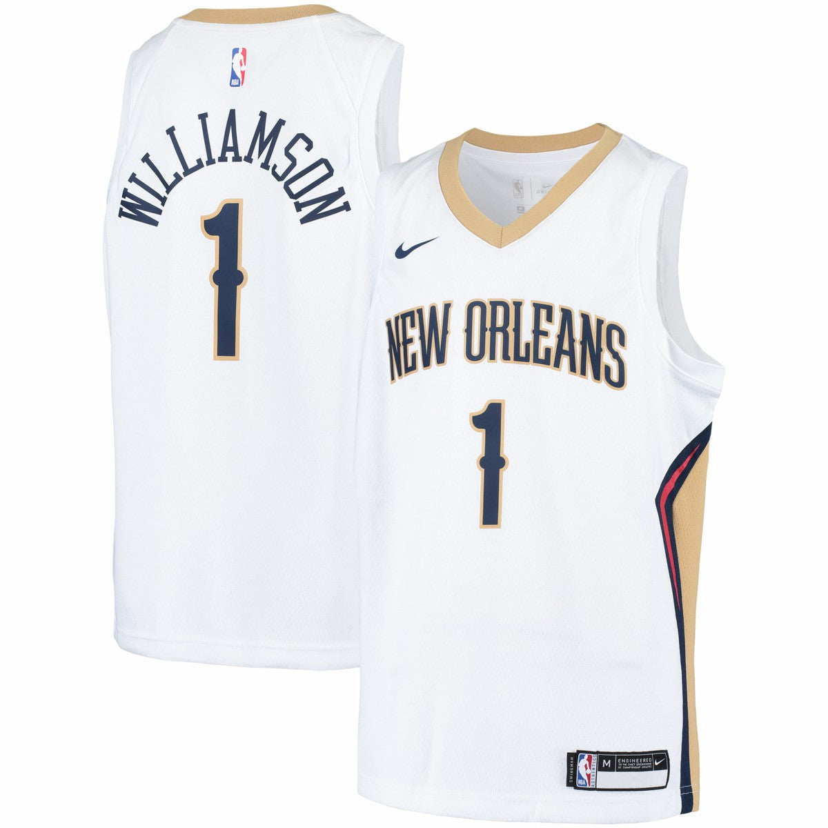 Zion Williamson New Orleans Pelicans Youth Swingman Player Jersey - Association Edition - White online