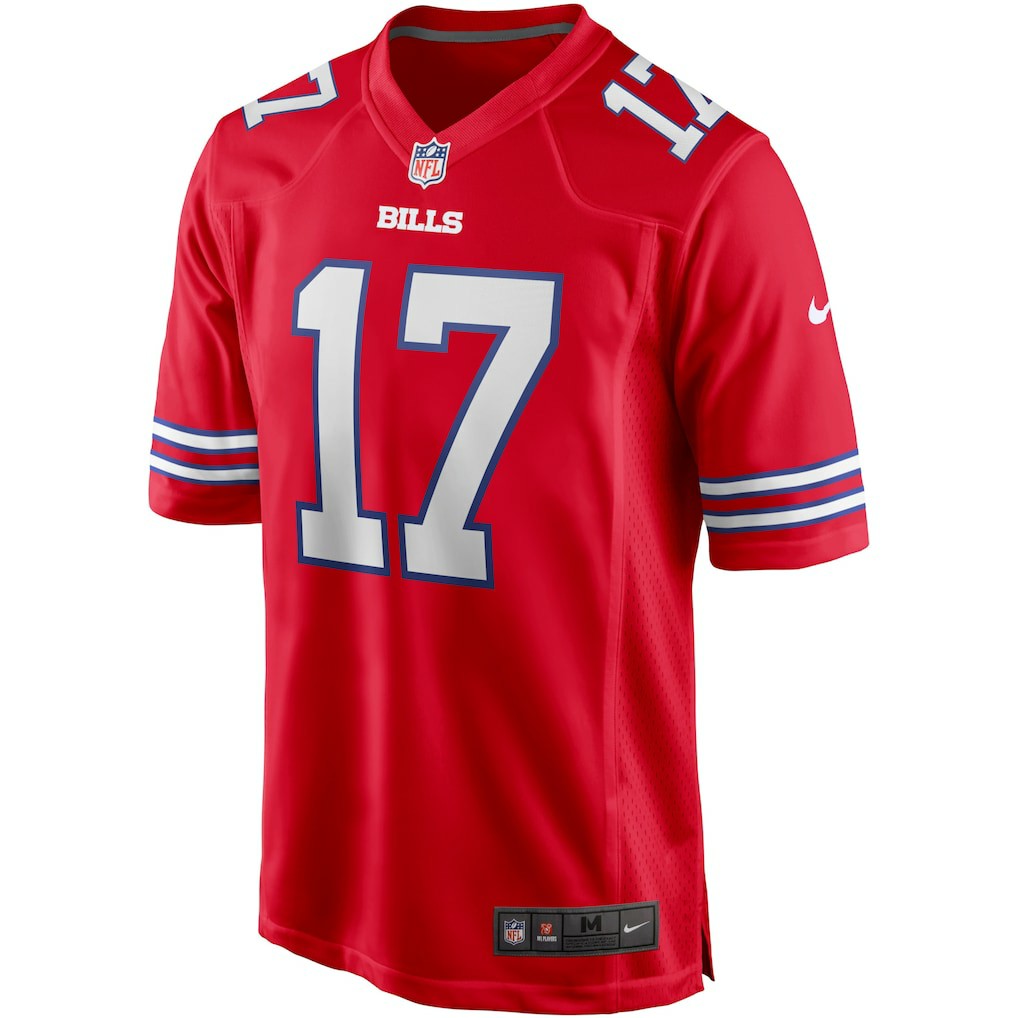Josh Allen Buffalo Bills Alternate Game Player Jersey - Red sale