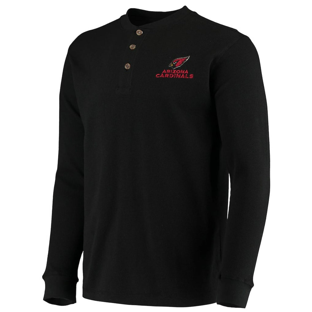 Arizona Cardinals Dunbrooke Logo Maverick Thermal Henley Long Sleeve T-Shirt - Black discount