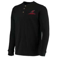 Arizona Cardinals Dunbrooke Logo Maverick Thermal Henley Long Sleeve T-Shirt - Black discount