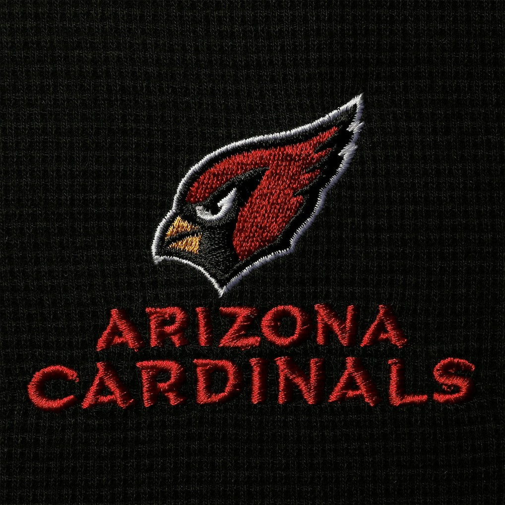 Arizona Cardinals Dunbrooke Logo Maverick Thermal Henley Long Sleeve T-Shirt - Black discount