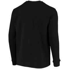 Cincinnati Bengals Dunbrooke Logo Maverick Thermal Henley Long Sleeve T-Shirt - Black for sale