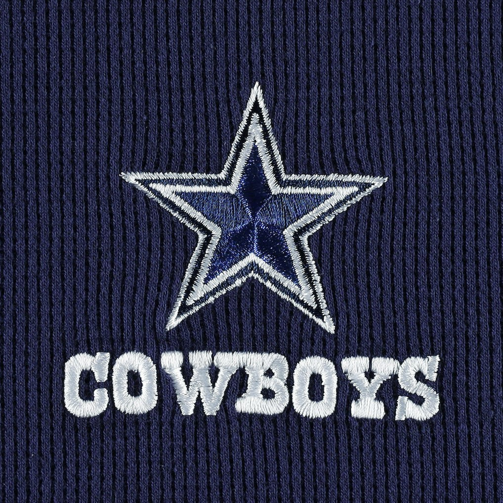 Dallas Cowboys Maverick Thermal Henley Long Sleeve T-Shirt - Navy sale