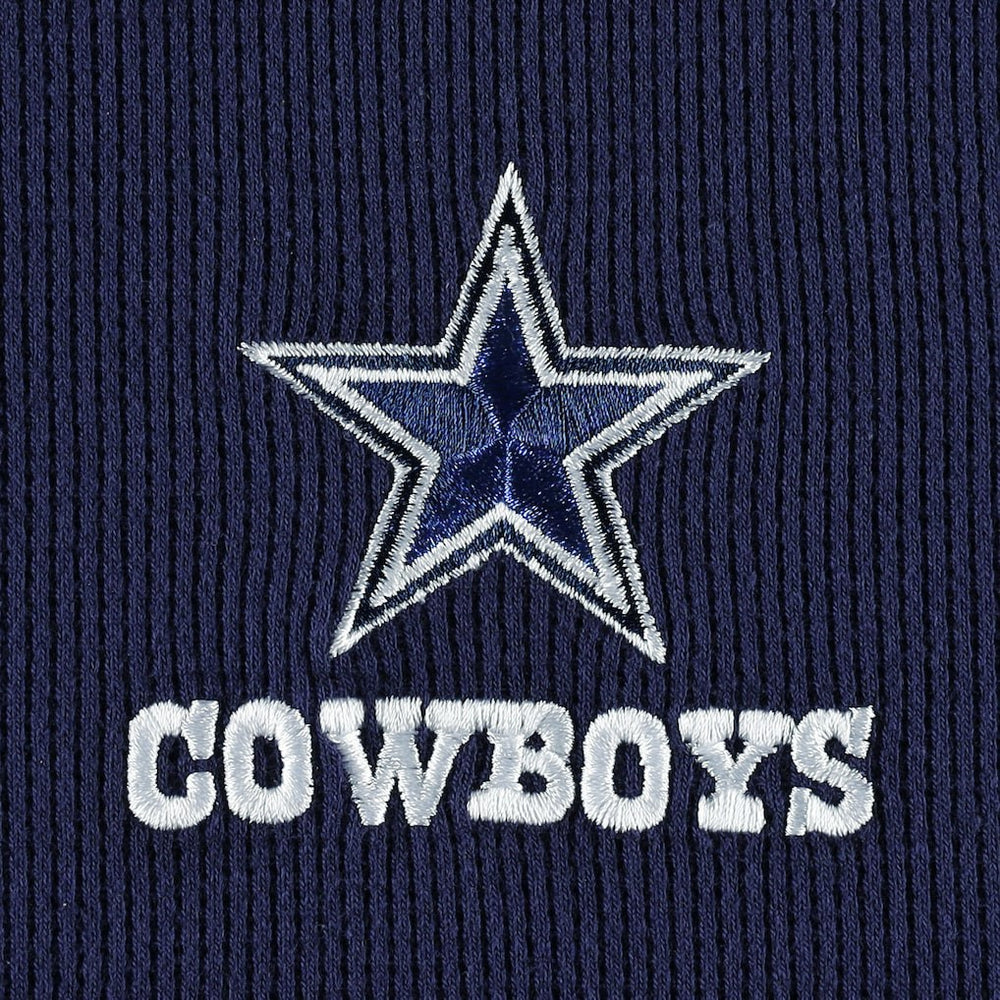 Dallas Cowboys Maverick Thermal Henley Long Sleeve T-Shirt - Navy sale