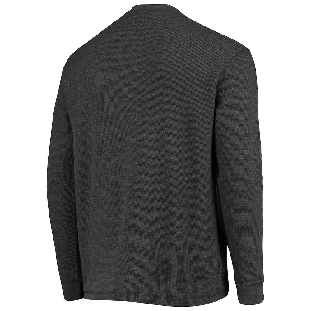 Miami Dolphins Dunbrooke Logo Maverick Thermal Henley Long Sleeve T-Shirt - Charcoal discount