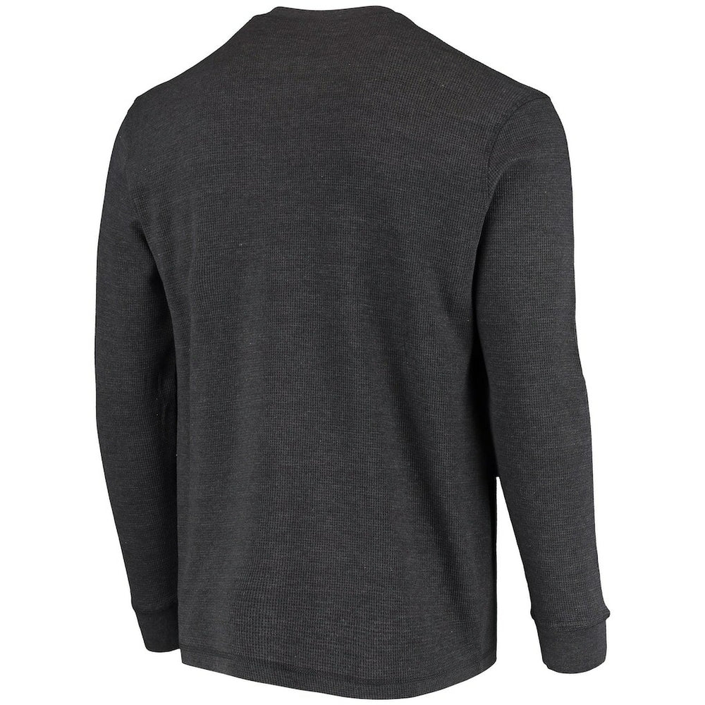 Philadelphia Eagles Dunbrooke Logo Maverick Thermal Henley Long Sleeve T-Shirt - Charcoal on sale
