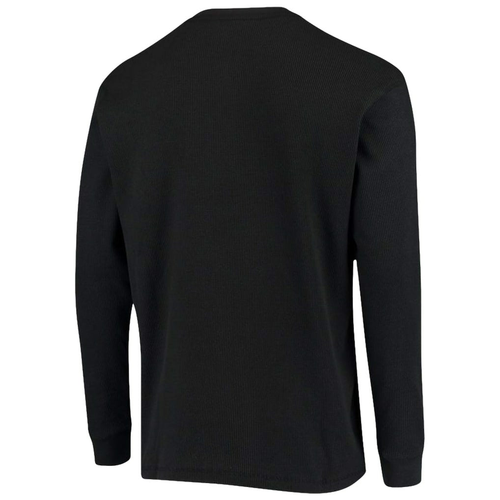 Atlanta Falcons Dunbrooke Logo Maverick Thermal Henley Long Sleeve T-Shirt - Black outlet