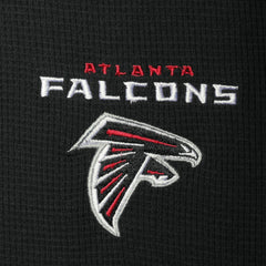 Atlanta Falcons Dunbrooke Logo Maverick Thermal Henley Long Sleeve T-Shirt - Black outlet