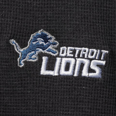 Detroit Lions Dunbrooke Logo Maverick Thermal Henley Long Sleeve T-Shirt - Charcoal for sale