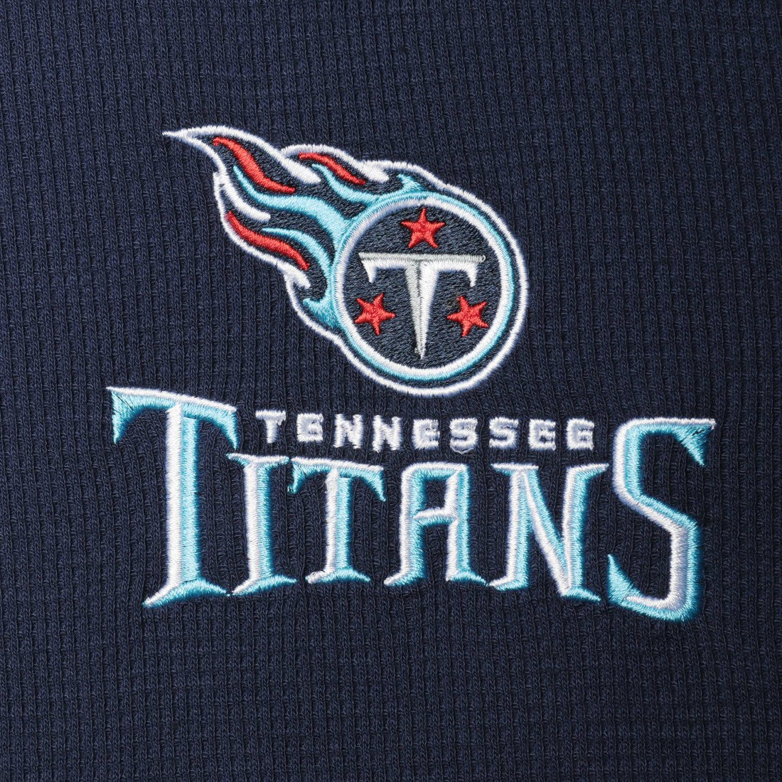 Tennessee Titans Dunbrooke Logo Maverick Thermal Henley Long Sleeve T-Shirt - Navy cheap