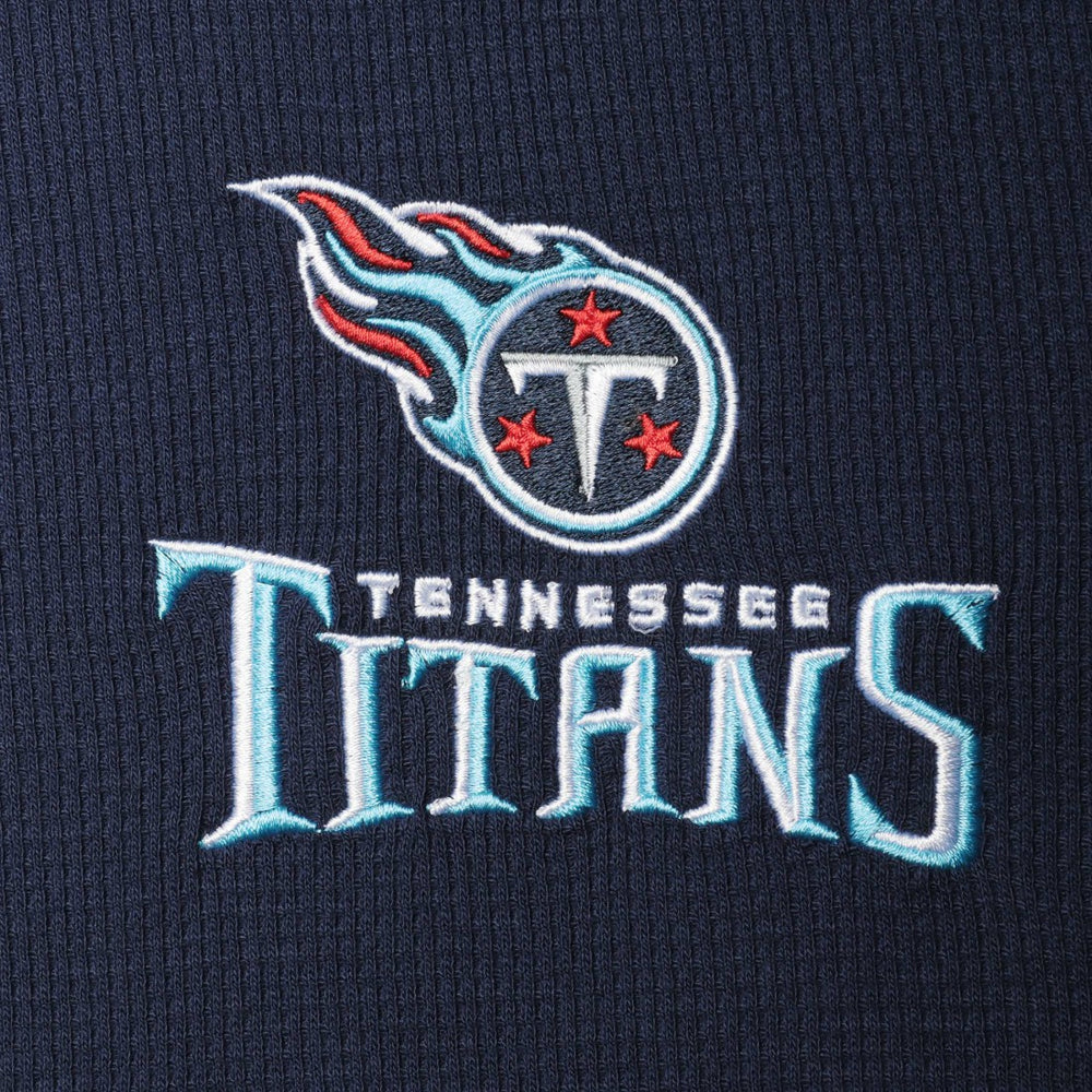 Tennessee Titans Dunbrooke Logo Maverick Thermal Henley Long Sleeve T-Shirt - Navy cheap