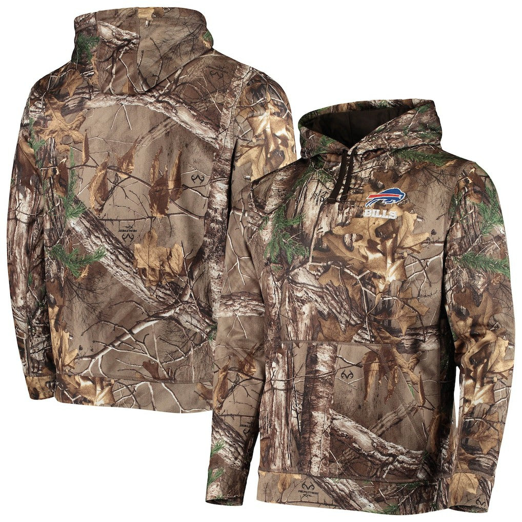 Buffalo Bills Dunbrooke Circle Champion Tech Fleece Pullover Hoodie - Realtree Camo sale