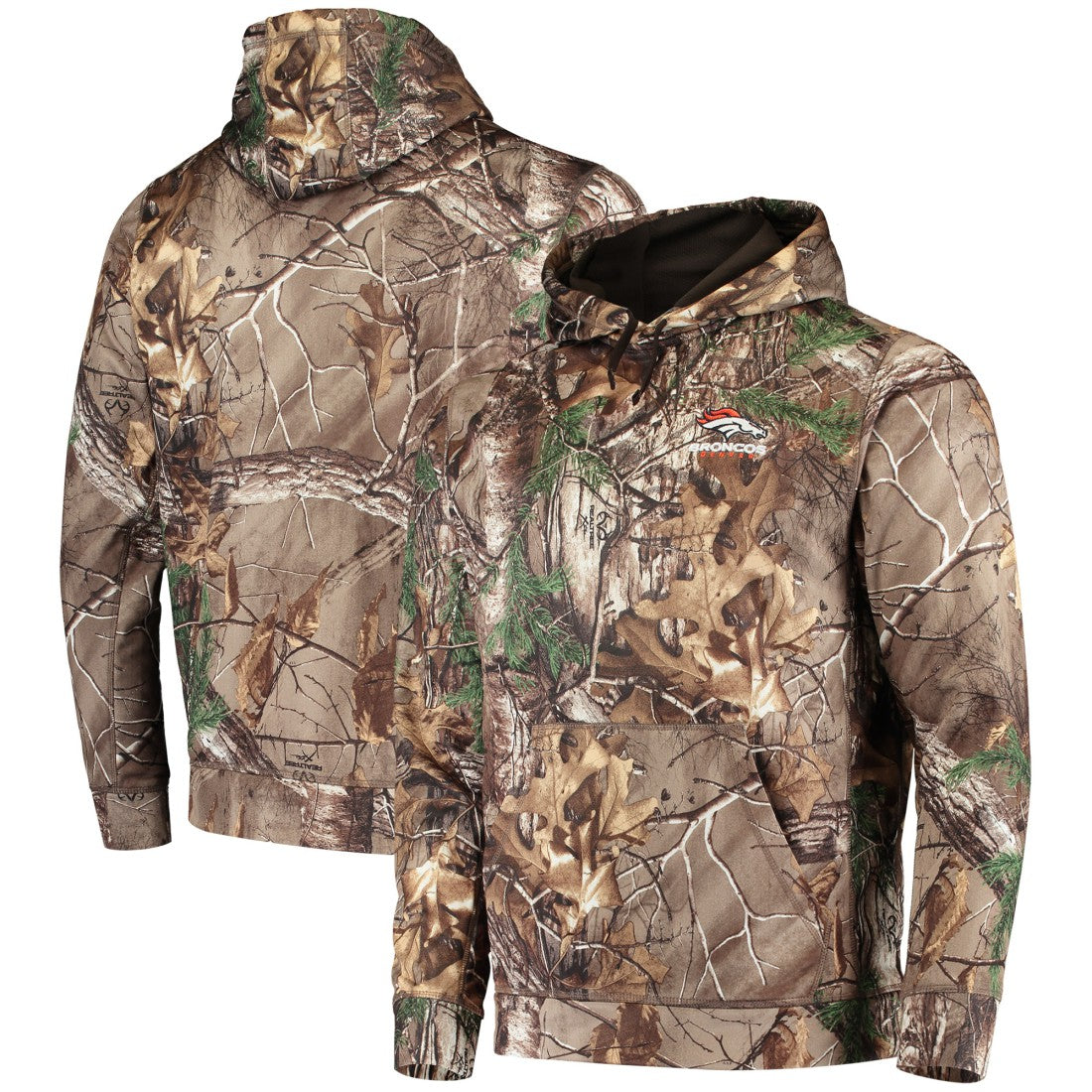 Denver Broncos Dunbrooke Circle Champion Tech Fleece Pullover Hoodie - Realtree Camo cheap