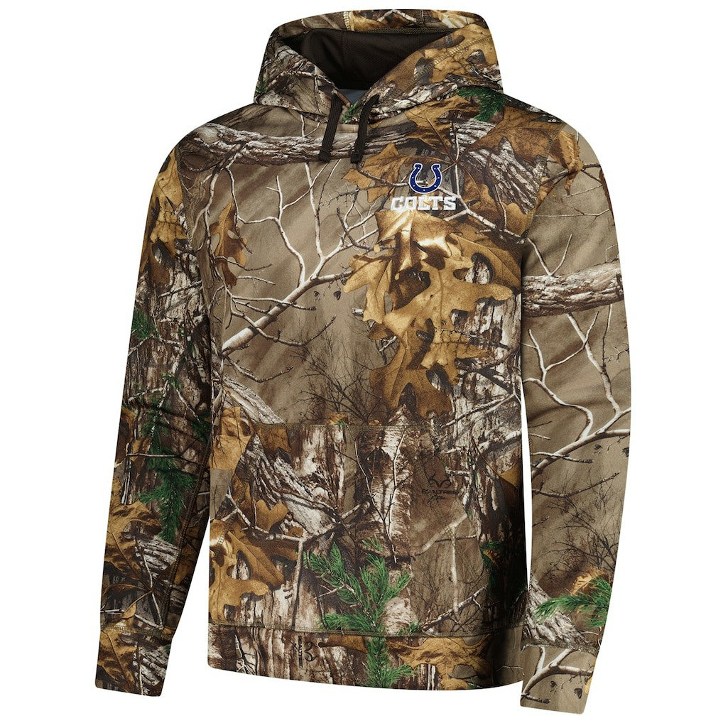 Indianapolis Colts Dunbrooke Circle Champion Tech Fleece Pullover Hoodie - Realtree Camo for sale