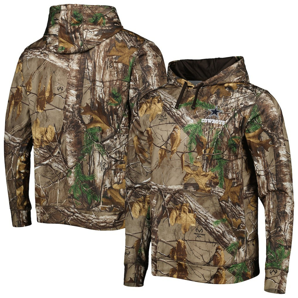 Dallas Cowboys Champion Tech Fleece Pullover Hoodie - Realtree Camo on sale
