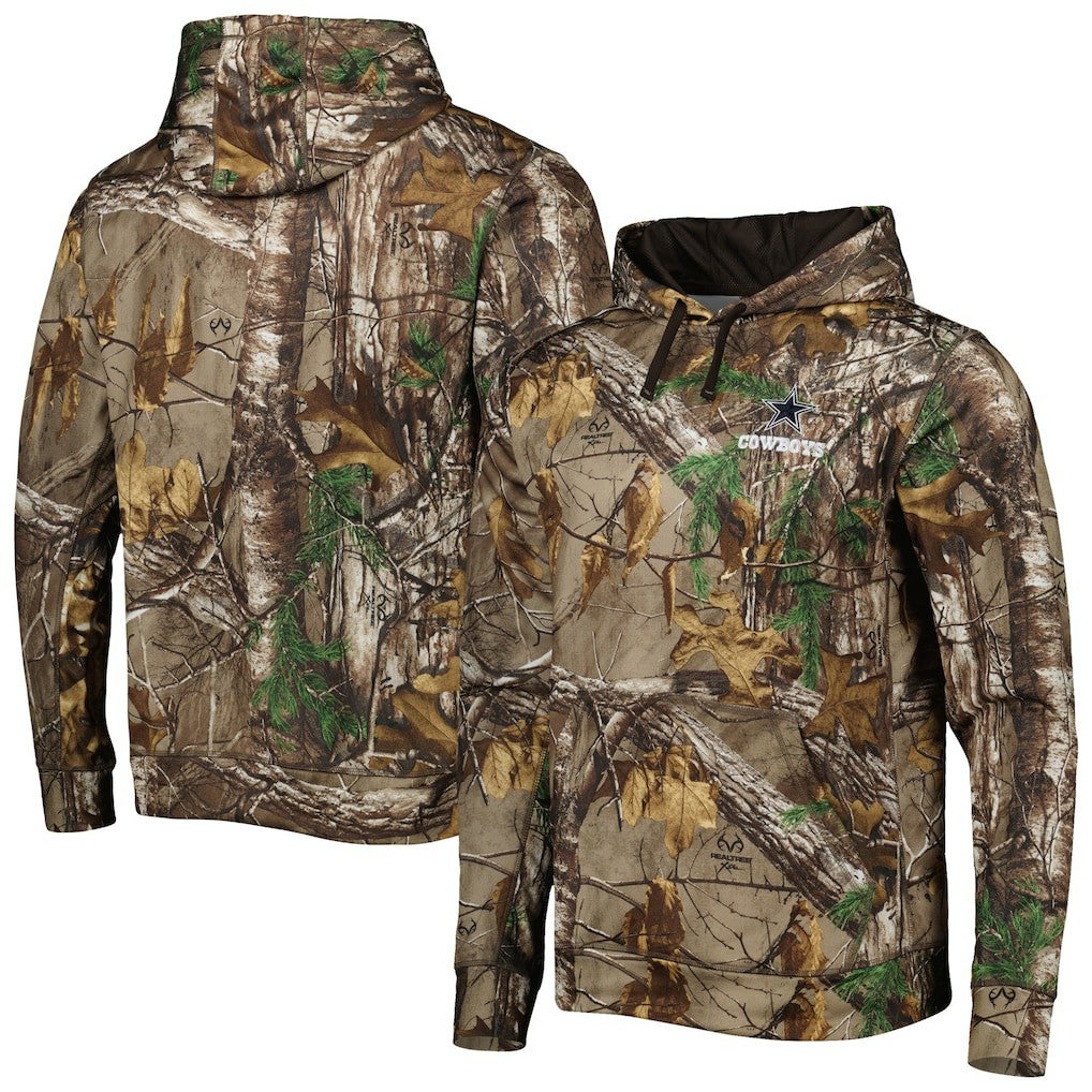 Dallas Cowboys Champion Tech Fleece Pullover Hoodie - Realtree Camo on sale