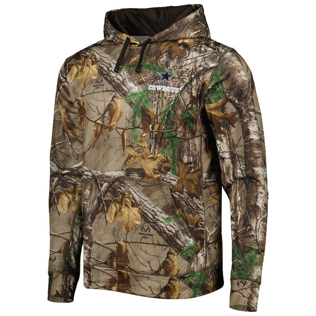 Dallas Cowboys Champion Tech Fleece Pullover Hoodie - Realtree Camo on sale
