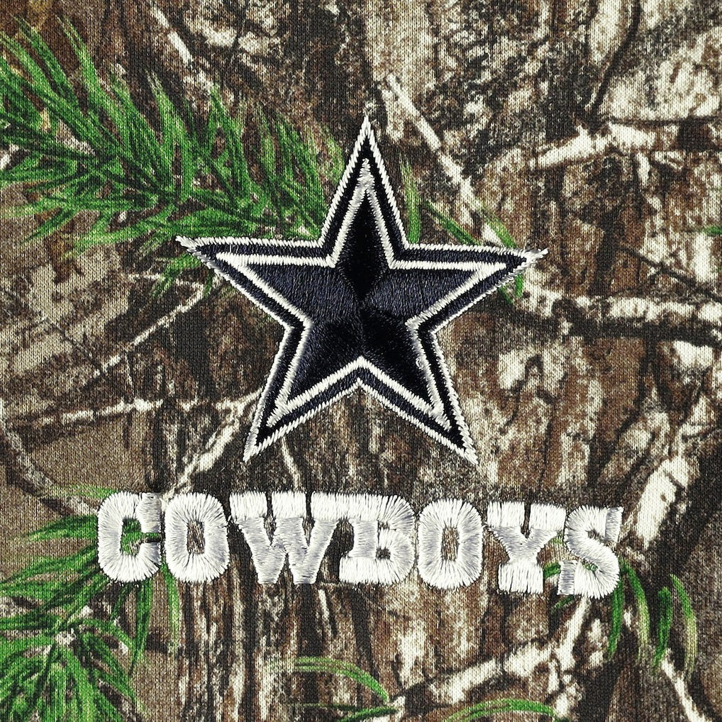 Dallas Cowboys Champion Tech Fleece Pullover Hoodie - Realtree Camo on sale