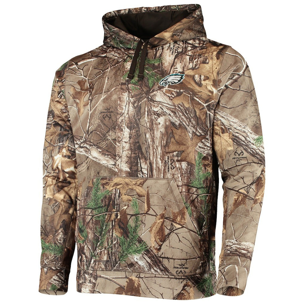 Philadelphia Eagles Dunbrooke Circle Champion Tech Fleece Pullover Hoodie - Realtree Camo sale