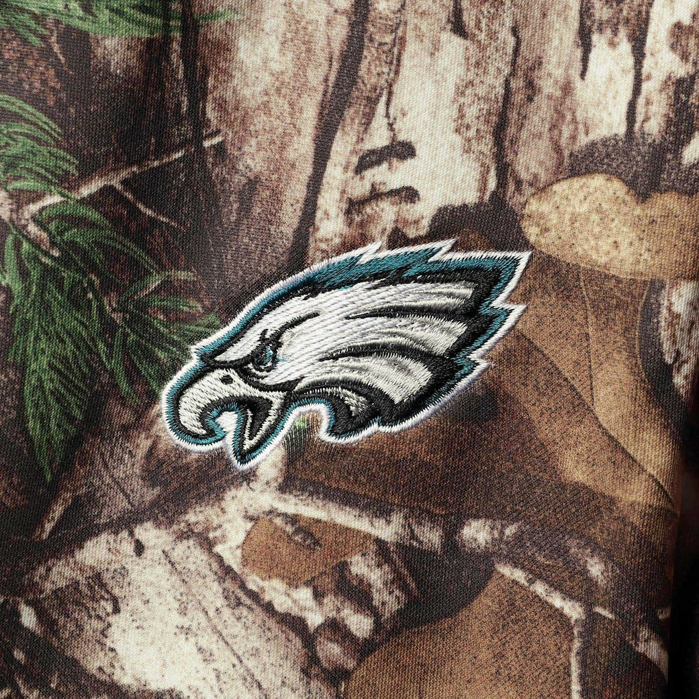 Philadelphia Eagles Dunbrooke Circle Champion Tech Fleece Pullover Hoodie - Realtree Camo sale