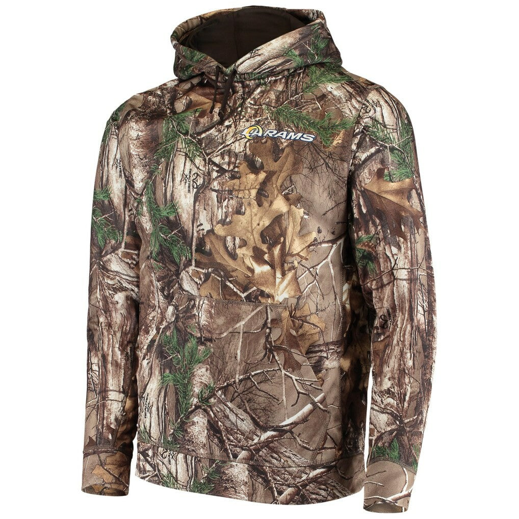 Los Angeles Rams Dunbrooke Circle Champion Tech Fleece Pullover Hoodie - Realtree Camo online