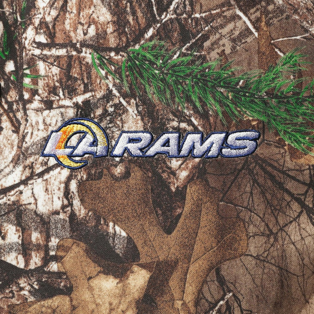 Los Angeles Rams Dunbrooke Circle Champion Tech Fleece Pullover Hoodie - Realtree Camo online