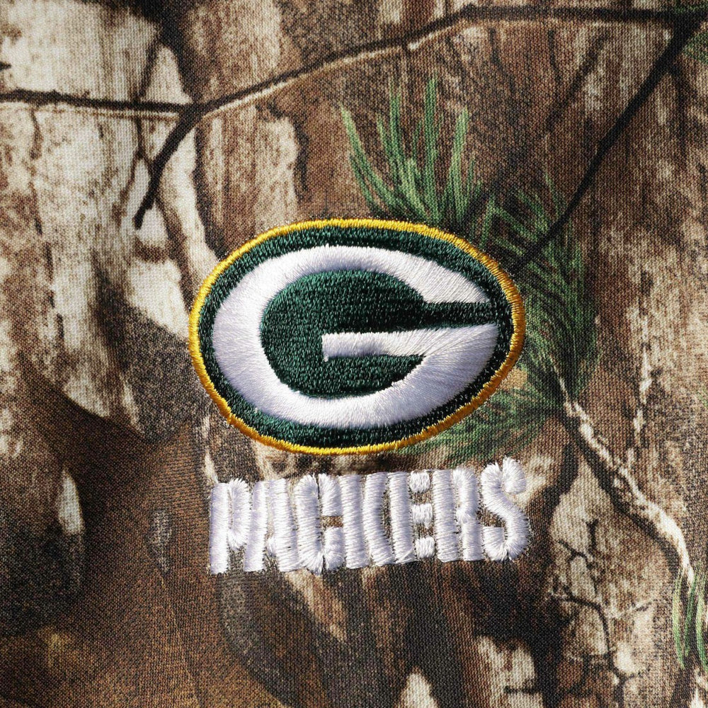 Green Bay Packers Dunbrooke Circle Champion Tech Fleece Pullover Hoodie - Realtree Camo sale