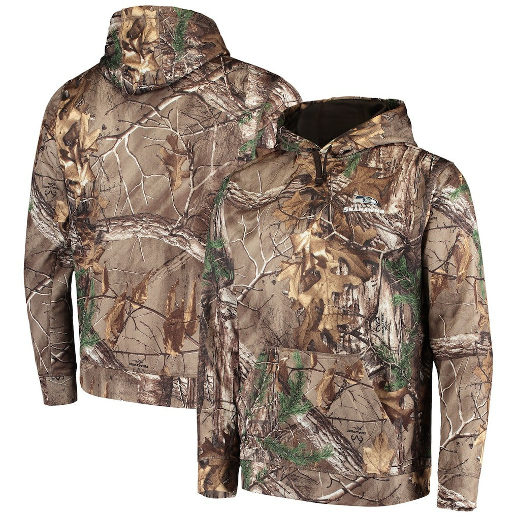 Seattle Seahawks Dunbrooke Circle Champion Tech Fleece Pullover Hoodie - Realtree Camo discount
