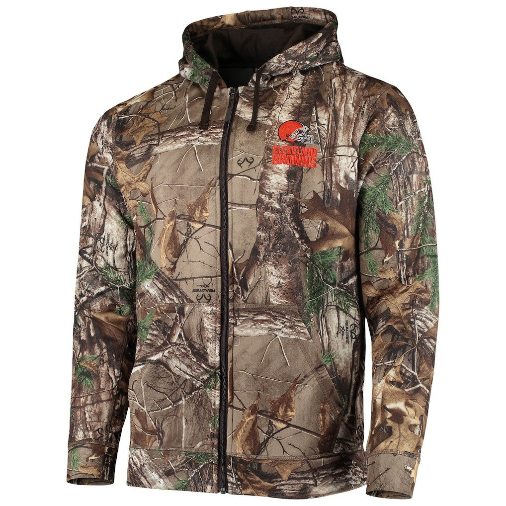 Cleveland Browns Dunbrooke Trophy Tech Fleece Full-Zip Hoodie - Realtree Camo for sale