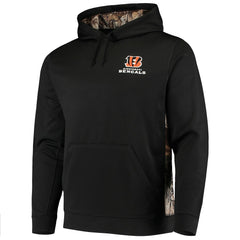 Cincinnati Bengals Dunbrooke Logo Ranger Pullover Hoodie - Black/Realtree Camo on sale