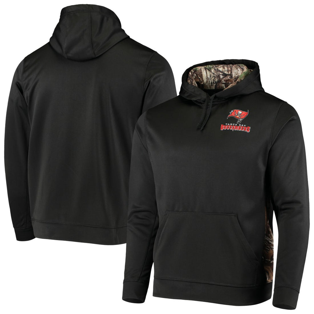 Tampa Bay Buccaneers Dunbrooke Logo Ranger Pullover Hoodie - Black/Realtree Camo on sale