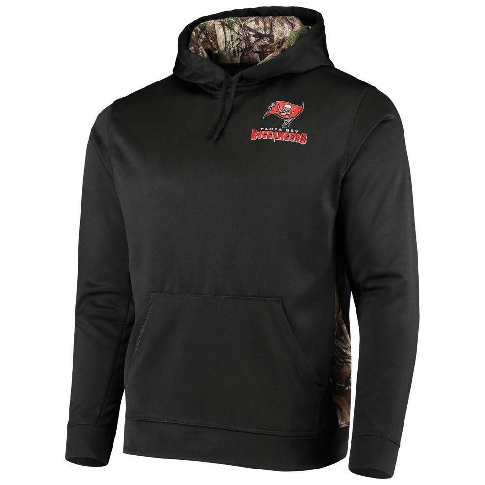 Tampa Bay Buccaneers Dunbrooke Logo Ranger Pullover Hoodie - Black/Realtree Camo on sale