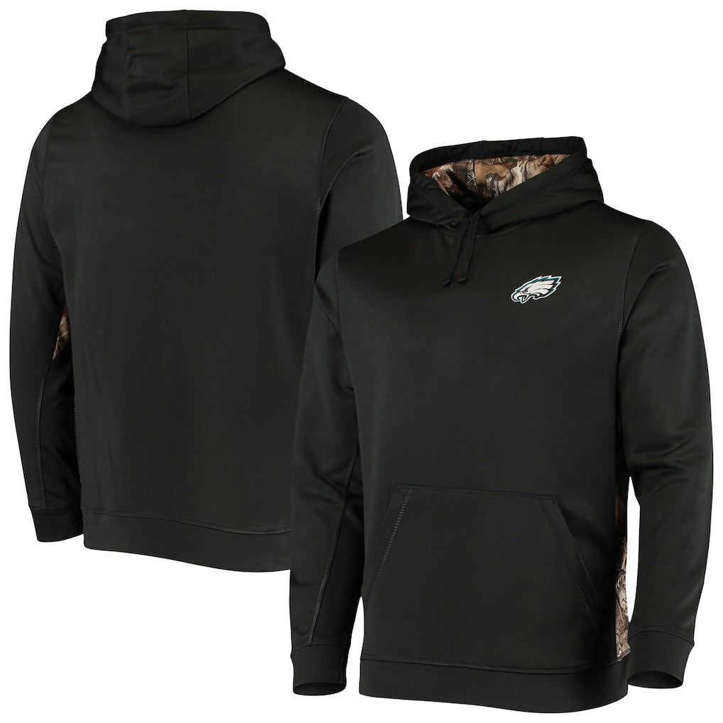 Philadelphia Eagles Dunbrooke Logo Ranger Pullover Hoodie - Black/Realtree Camo for sale