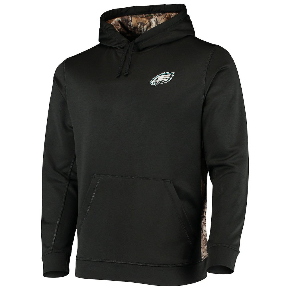 Philadelphia Eagles Dunbrooke Logo Ranger Pullover Hoodie - Black/Realtree Camo for sale
