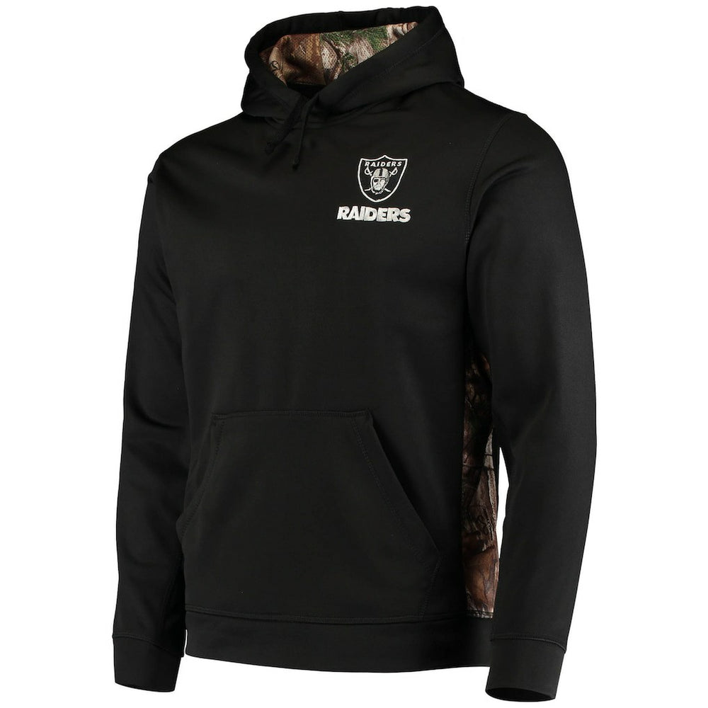 Las Vegas Raiders Dunbrooke Logo Ranger Pullover Hoodie - Black/Realtree Camo cheap