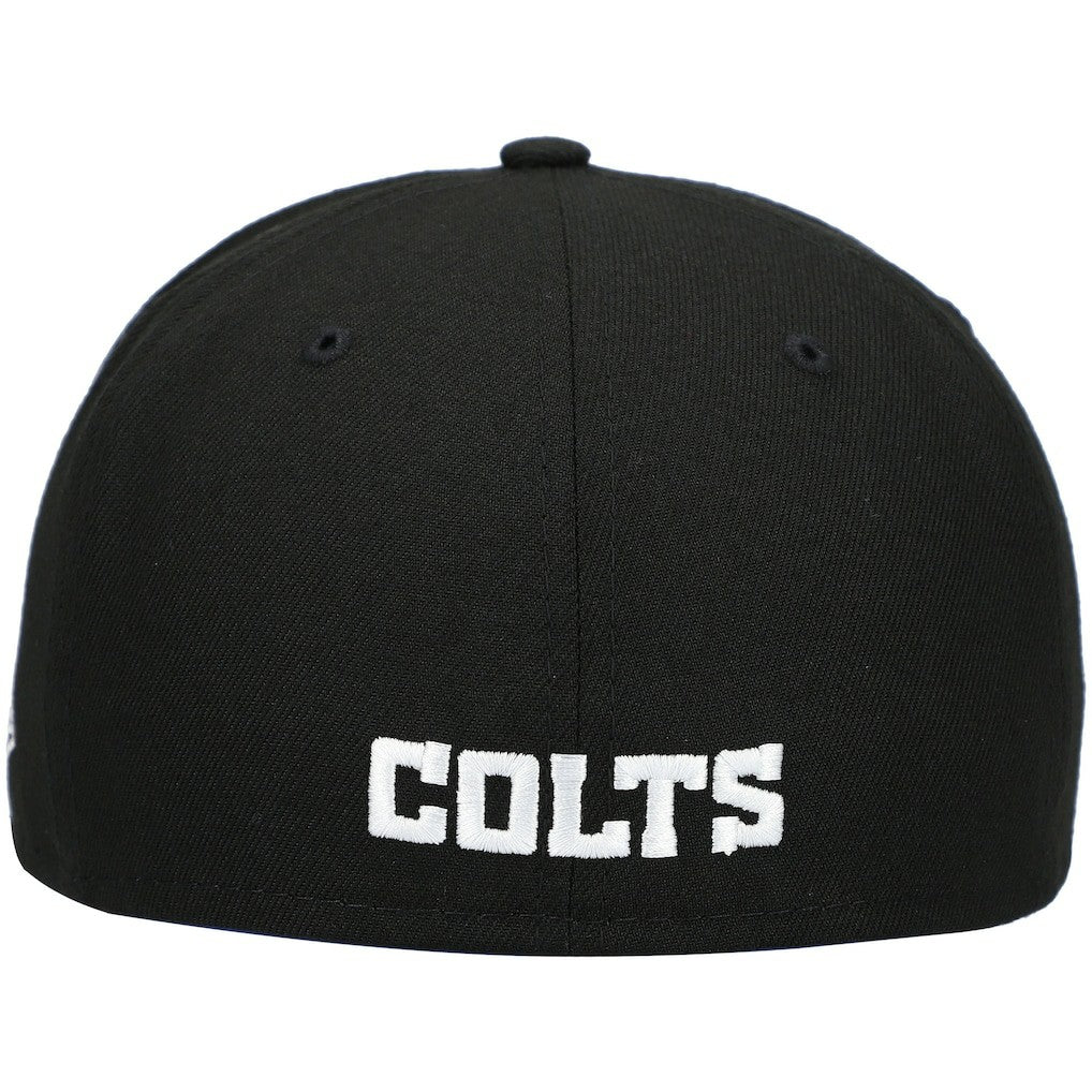 Indianapolis Colts New Era Omaha 59FIFTY Fitted Hat - Black discount