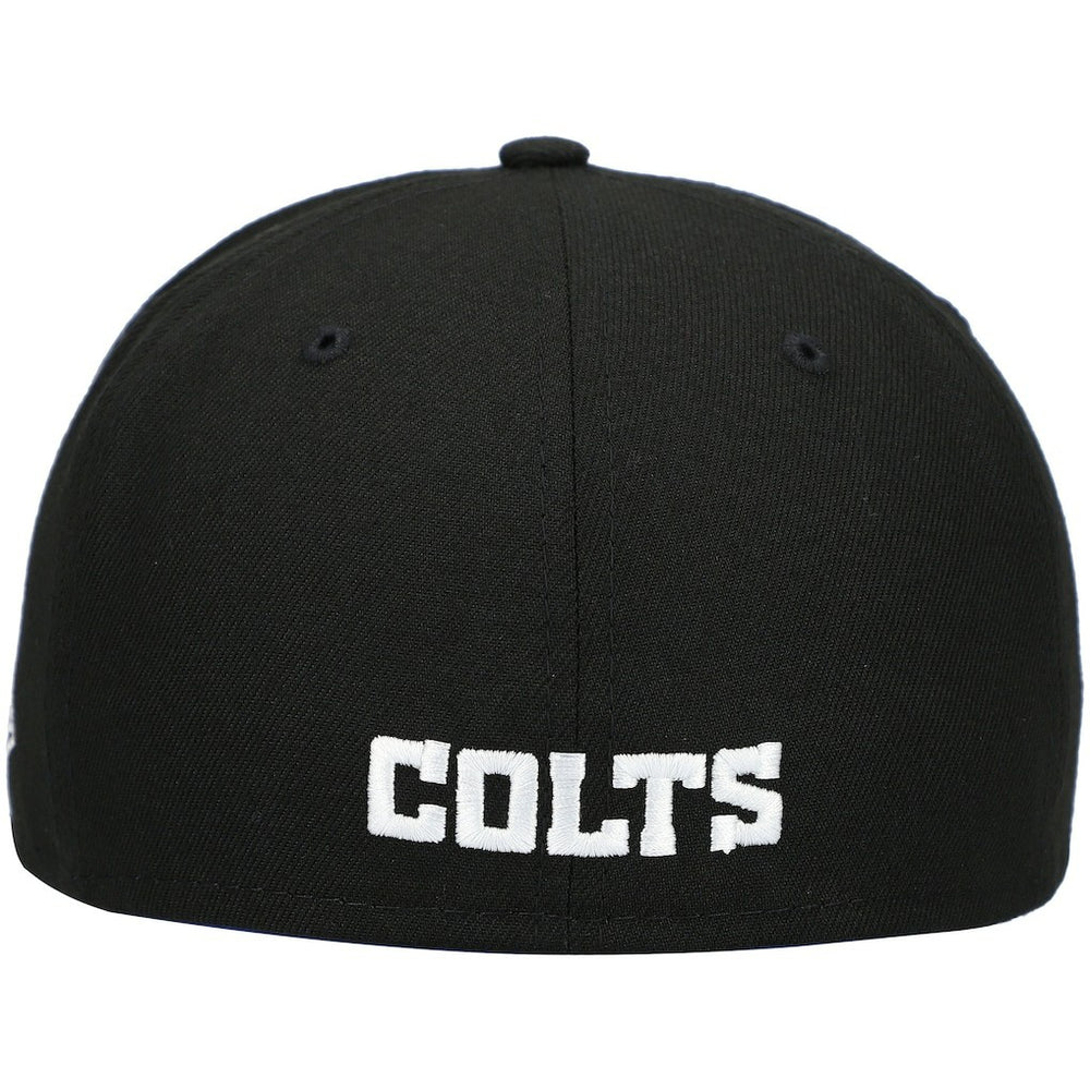 Indianapolis Colts New Era Omaha 59FIFTY Fitted Hat - Black discount