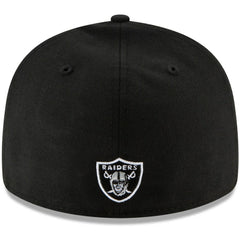 Las Vegas Raiders New Era Omaha Script Low Profile 59FIFTY Fitted Hat - Black for sale