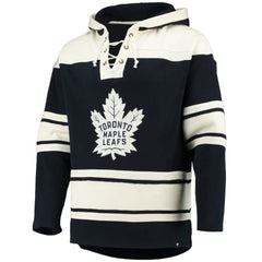 Auston Matthews Toronto Maple Leafs '47 Player Name & Number Lacer Pullover Hoodie - Blue Hoodies