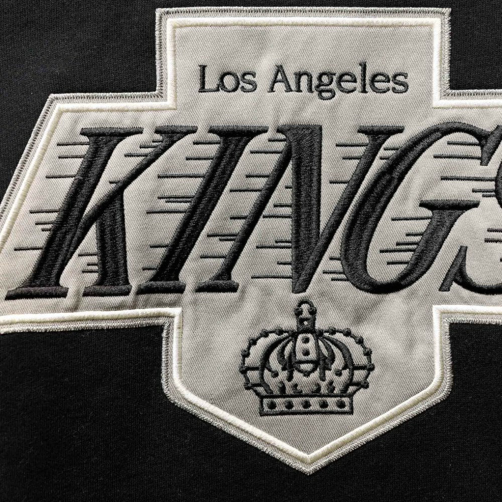 Luc Robitaille Los Angeles Kings '47 Retired Player Name & Number Lacer Pullover Hoodie - Black Hoodies