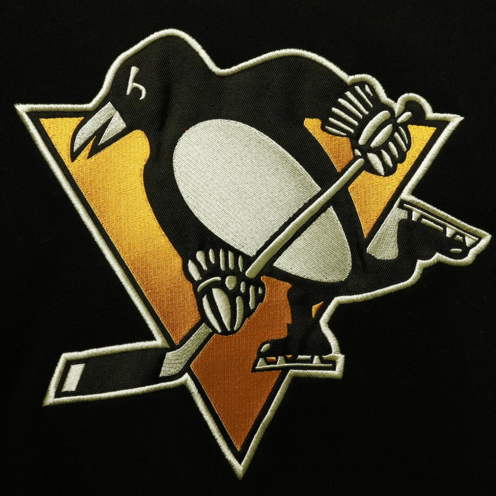 Mario Lemieux Pittsburgh Penguins '47 Retired Player Name & Number Lacer Pullover Hoodie - Black Hoodies
