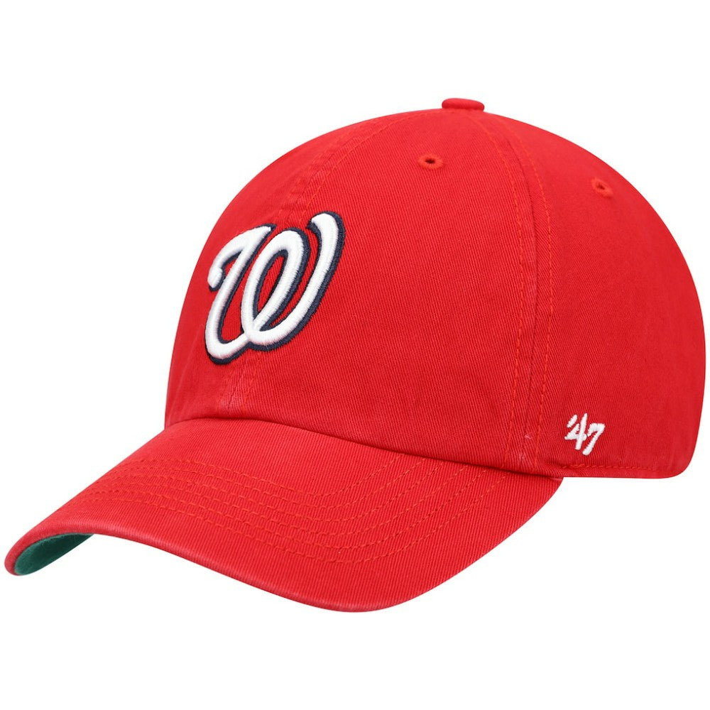 Washington Nationals Team Franchise Fitted Hat Red