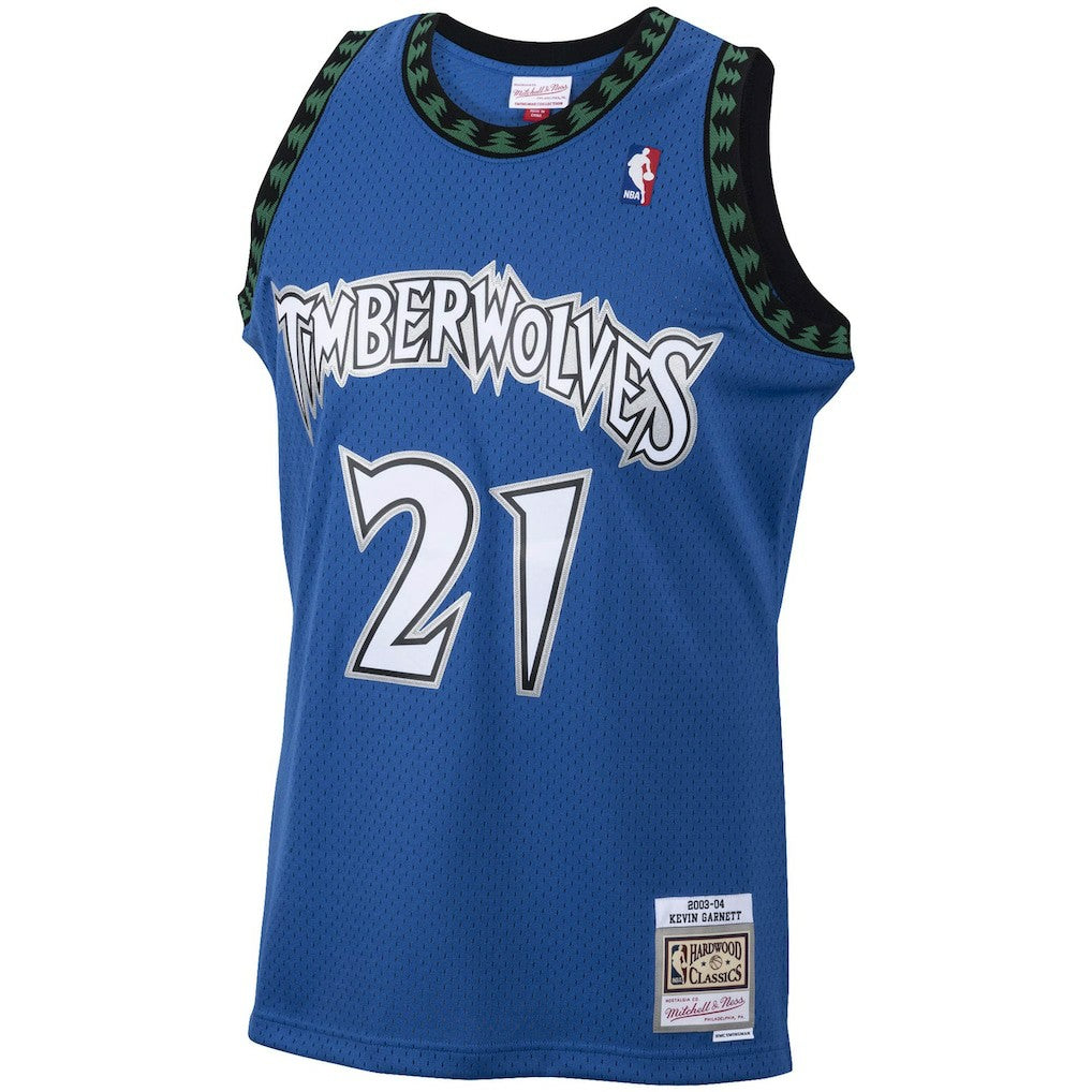 Kevin Garnett Minnesota Timberwolves 2003/04 Hardwood Classics Swingman Jersey - Blue discount