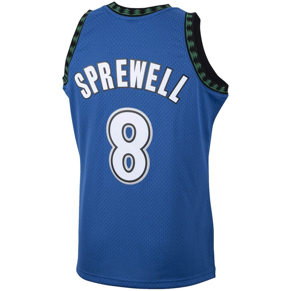 Latrell Sprewell Minnesota Timberwolves 2003/04 Hardwood Classics Swingman Jersey - Blue sale