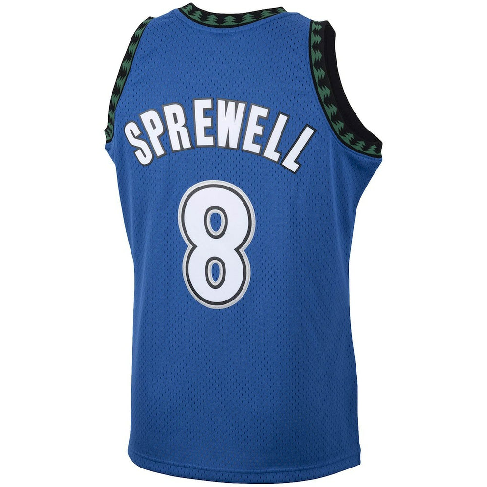 Latrell Sprewell Minnesota Timberwolves 2003/04 Hardwood Classics Swingman Jersey - Blue sale