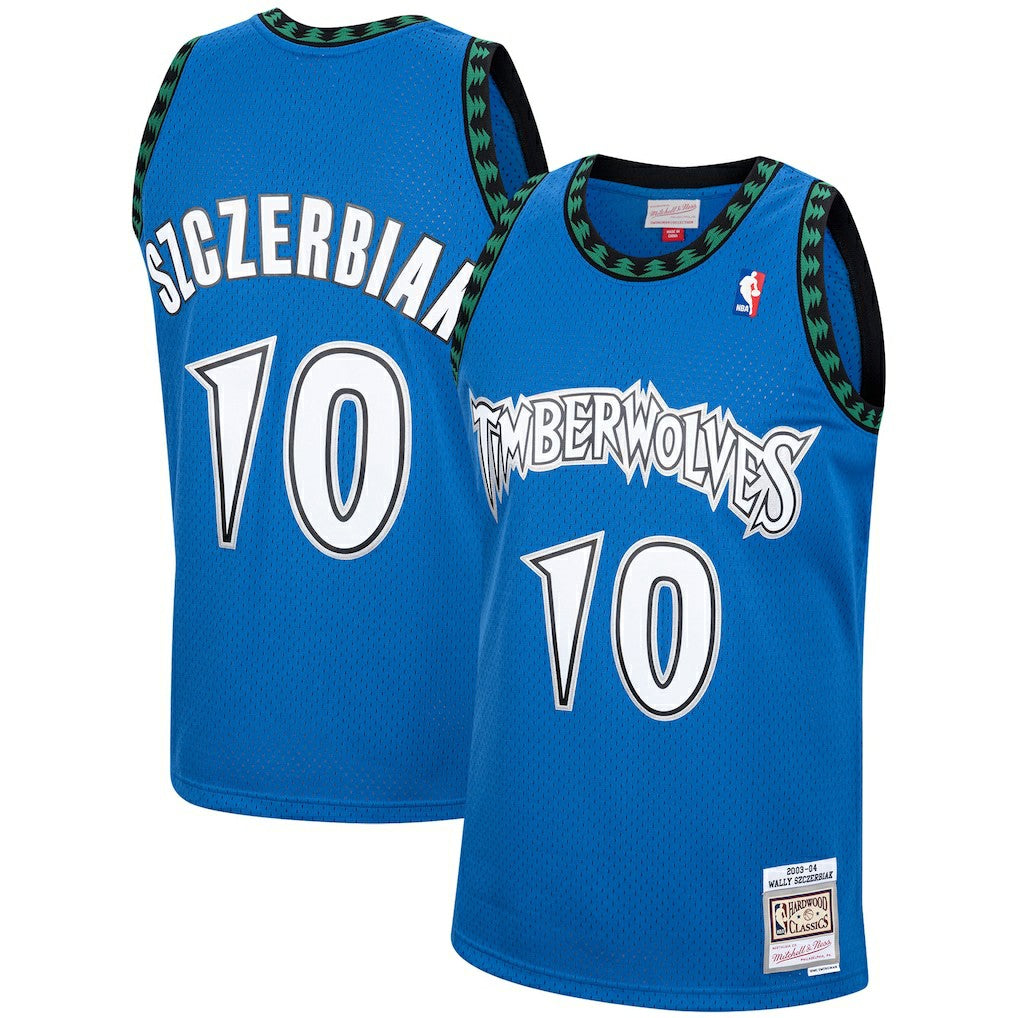 Wally Szczerbiak Minnesota Timberwolves 2003/04 Hardwood Classics Swingman Jersey - Blue outlet
