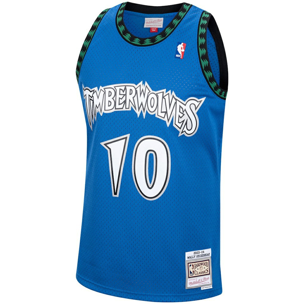 Wally Szczerbiak Minnesota Timberwolves 2003/04 Hardwood Classics Swingman Jersey - Blue outlet