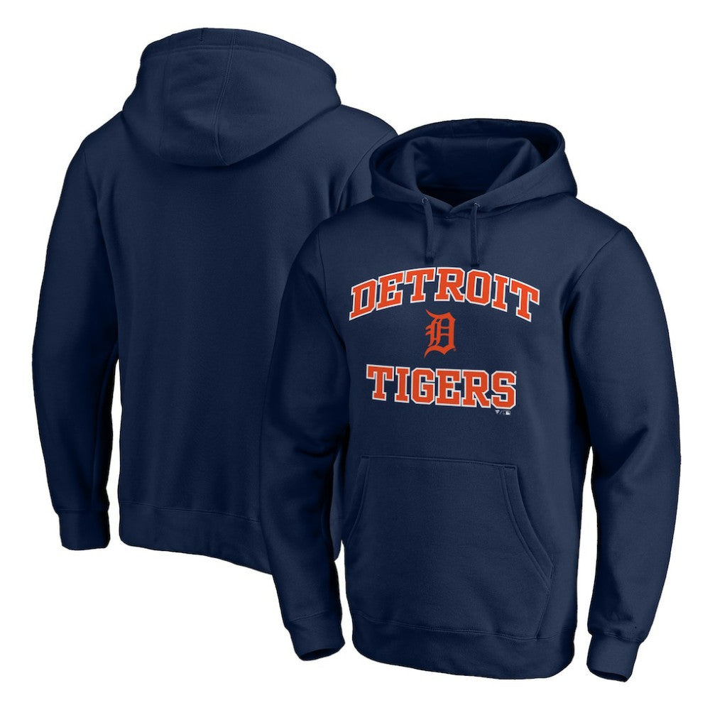 Detroit Tigers Heart & Soul Pullover Hoodie Navy