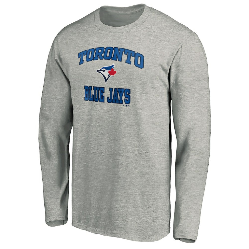 Toronto Blue Jays Team Heart & Soul Long Sleeve T-Shirt Heathered Gray